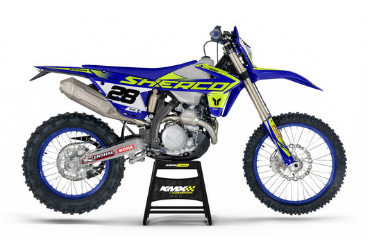 Subject Yellow Sherco Graphics Kit