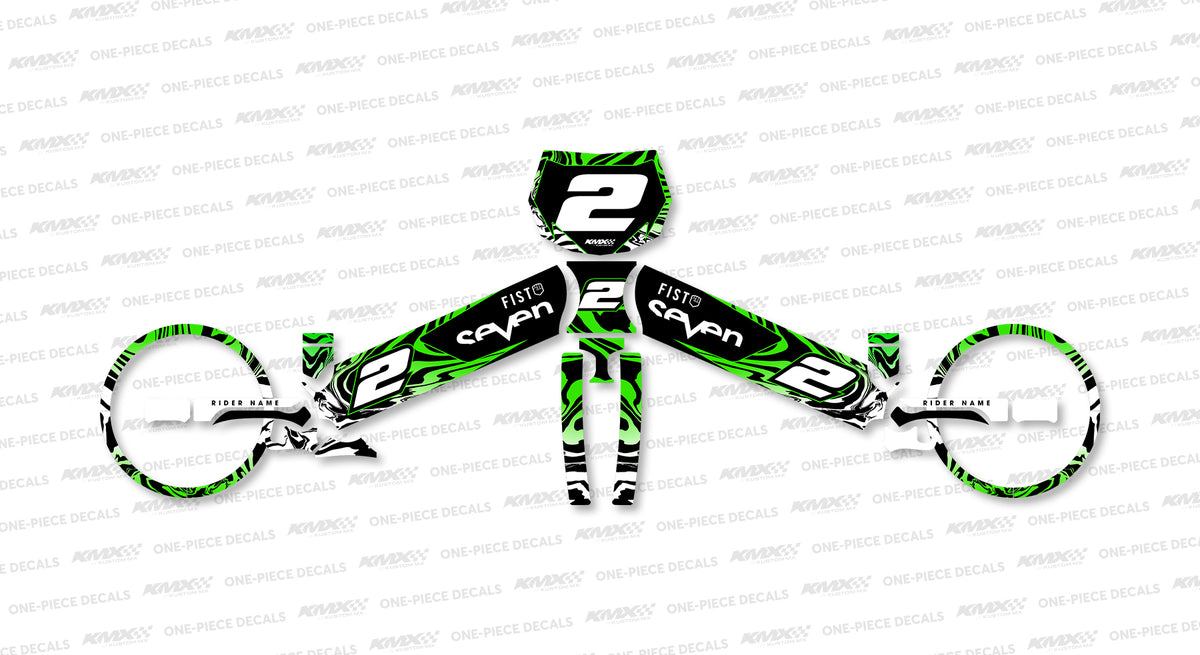 Sway Green Strider Graphics Kit