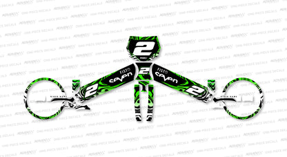 Sway Green Strider Graphics Kit