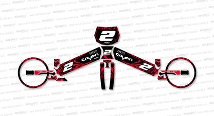 Sway Red Strider Graphics Kit