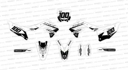 TORQUE WHITE Kawasaki Graphics Kit