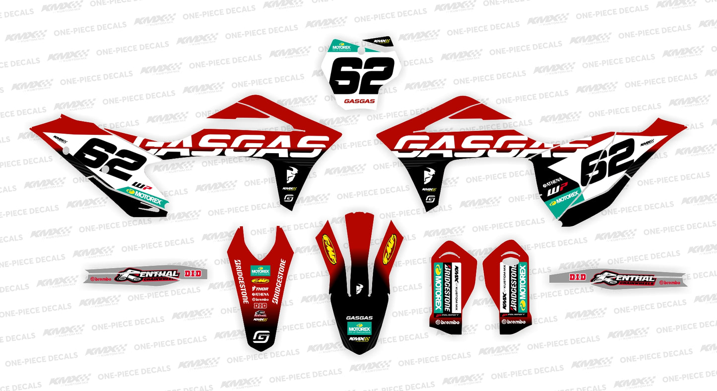 WORKS Gas Gas Graphics Kit