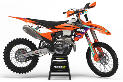 KTM Desert Racing '24 KTM Graphics Kit