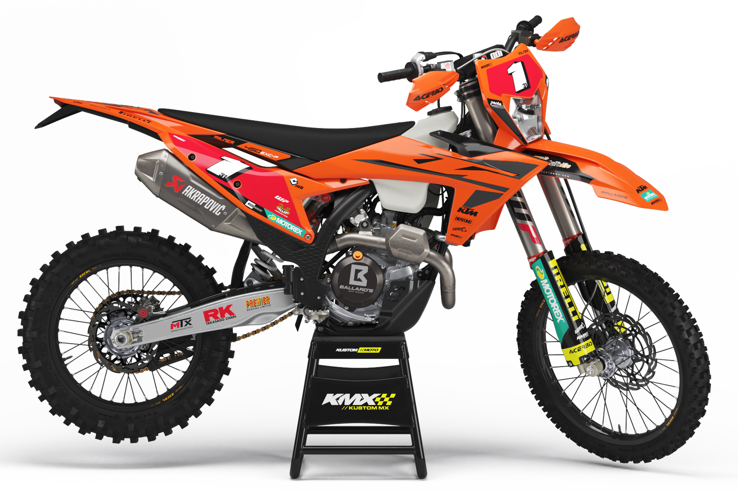 Milner '25 Replica KTM Graphics Kit