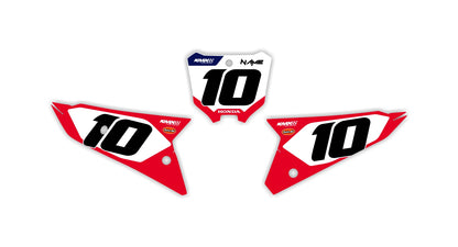 TEAM SERIES Honda Number Plates