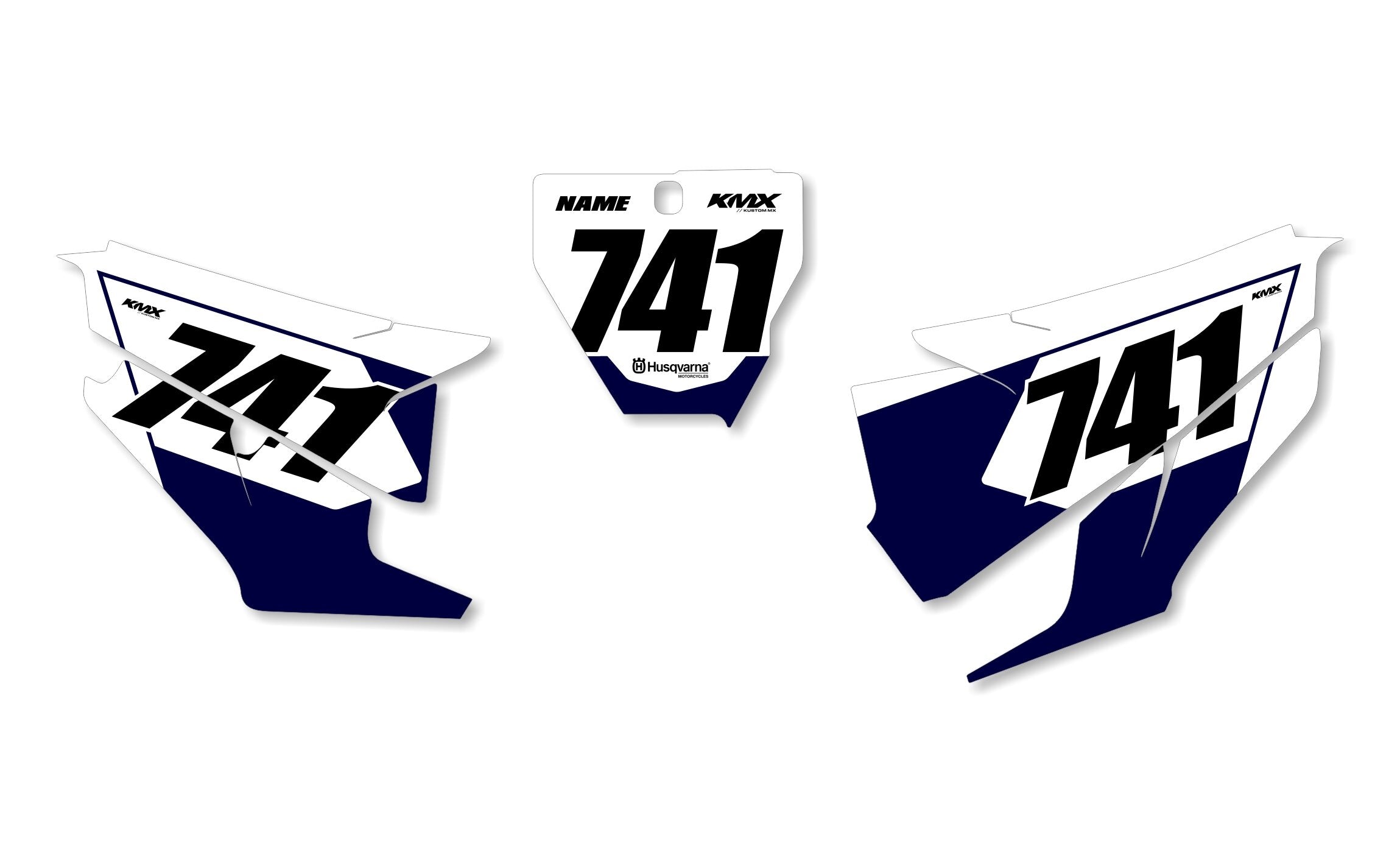 Husqvarna Number Plates KustomMX