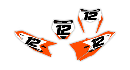 FAST SERIES KTM Number Plates