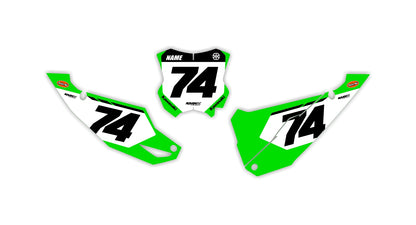 TEAM SERIES Kawasaki Number Plates