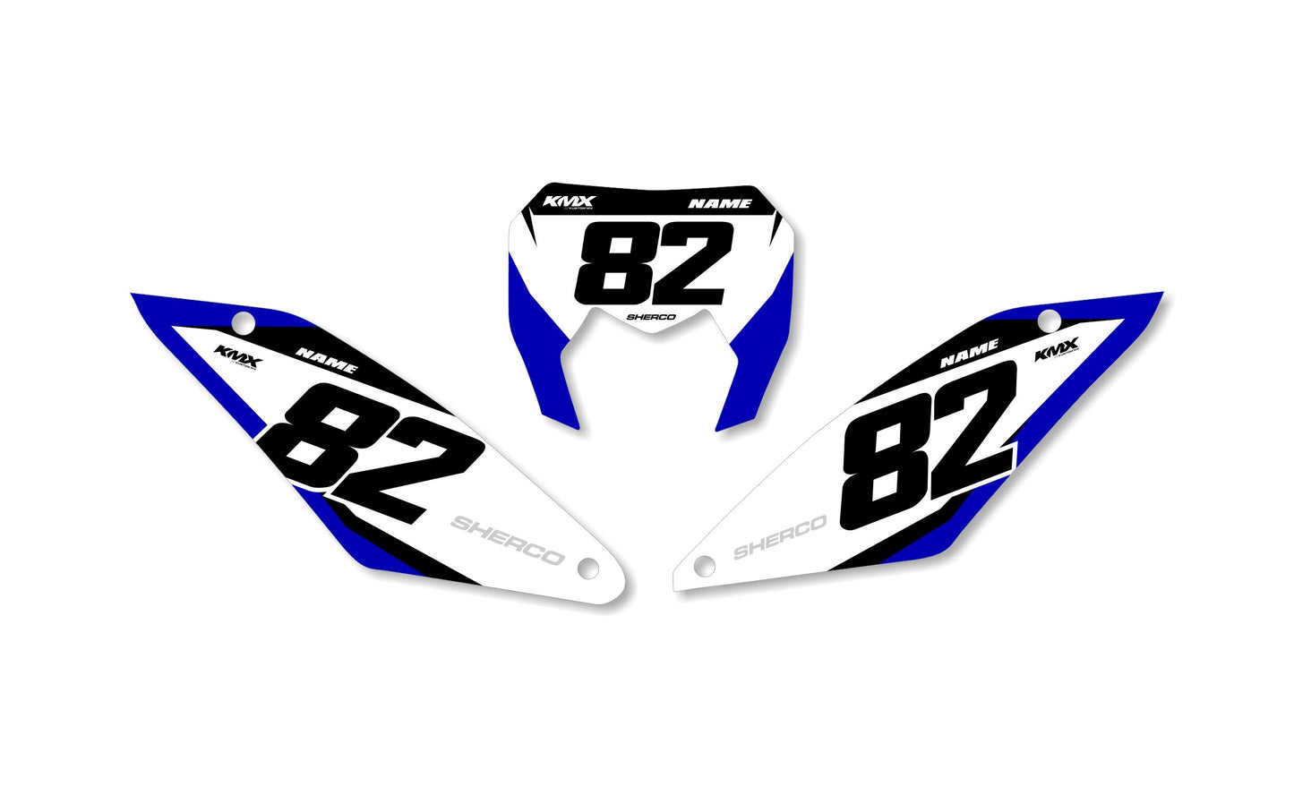 PRO SERIES Sherco Numbers Plates