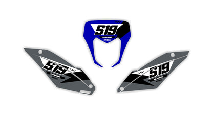 LINED SERIES Sherco Numbers Plates