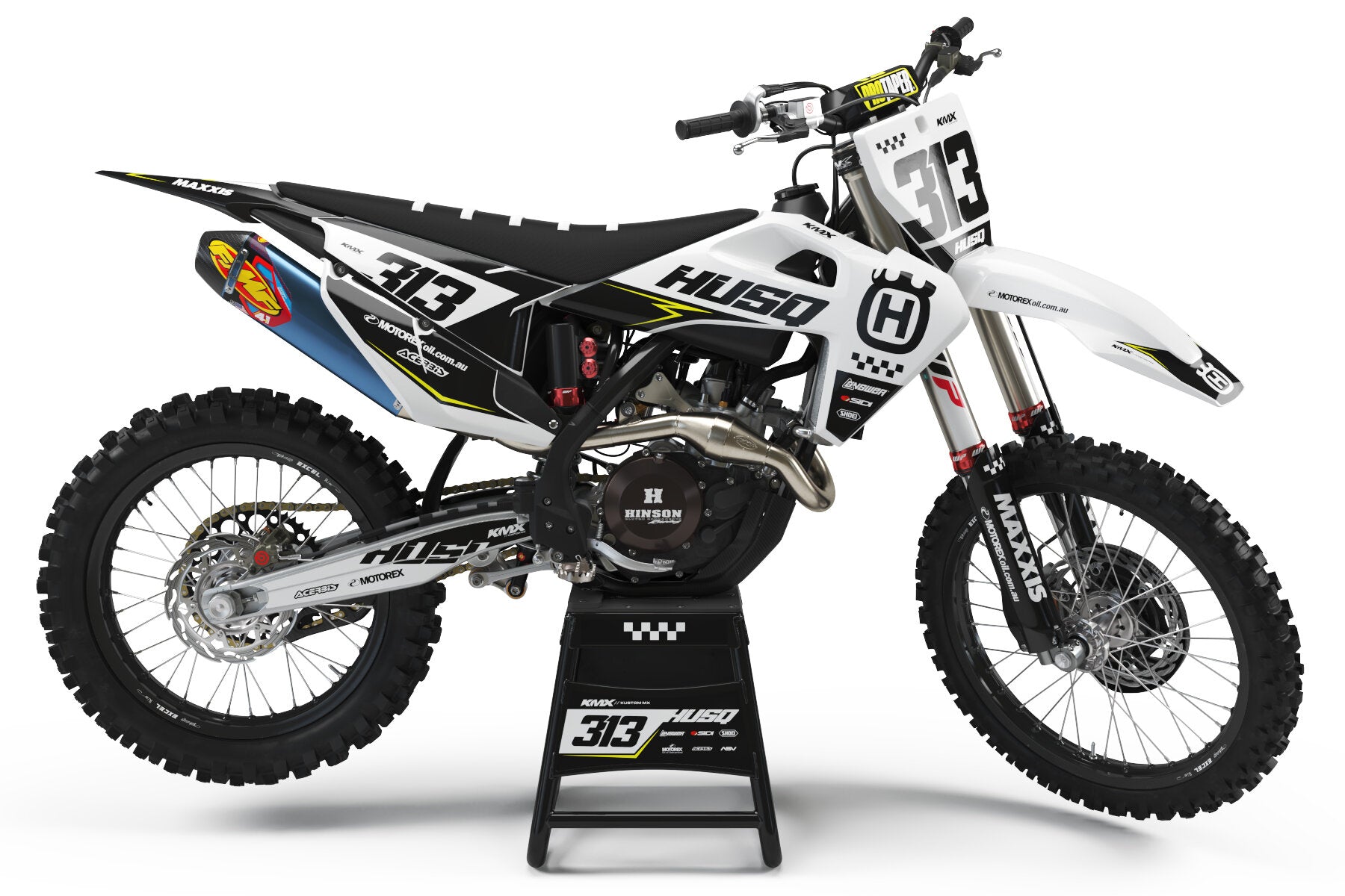 Backwoods Racing Graphics Kit CHECKED Husqvarna Graphics Kit – KustomMX