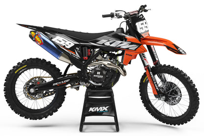 SPIKE ORANGE KTM Graphics Kit