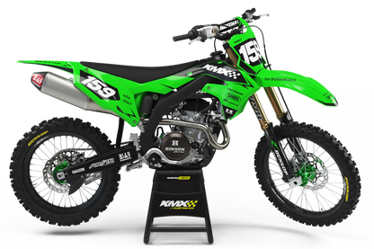 CORE Green Kawasaki Graphics Kit