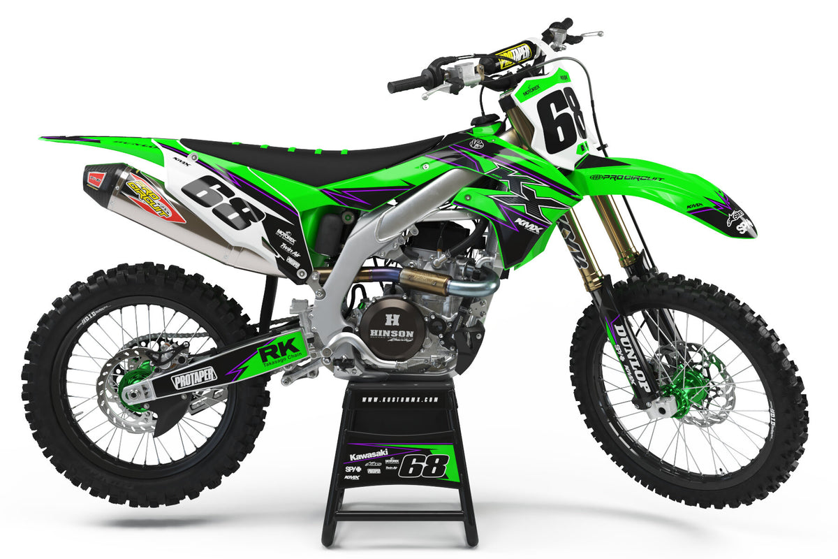 RUSH Kawasaki Graphics Kit – KustomMX