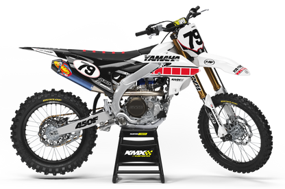 Anniversary White Yamaha Graphics Kit