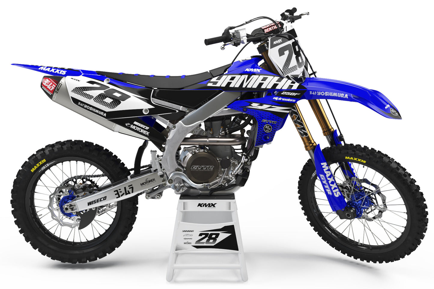 TONE BLUE Yamaha Graphics Kit